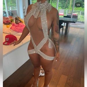 Custom made club outfit birthday outfit sexy outfit